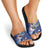 Marshall Islands Manit Day Slide Sandals Grunge National Flag with Whales and Tribal Tattoos - Polynesian Pride