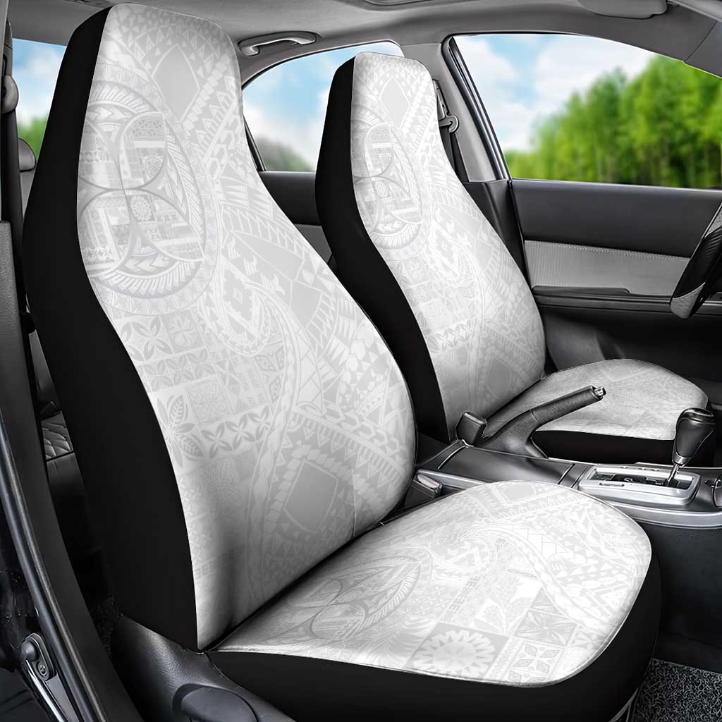 Samoan Culture-Lotu Tamaiti Car Seat Cover Siapo and Polynesian Art Tattoos LT03 - Polynesian Pride