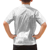 Samoan Culture-Lotu Tamaiti Family Matching Off Shoulder Maxi Dress and Hawaiian Shirt Siapo and Polynesian Art Tattoos LT03 - Polynesian Pride