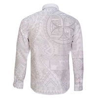 Samoan Culture-Lotu Tamaiti Family Matching Short Sleeve Bodycon Dress and Hawaiian Shirt Siapo and Polynesian Art Tattoos LT03 - Polynesian Pride