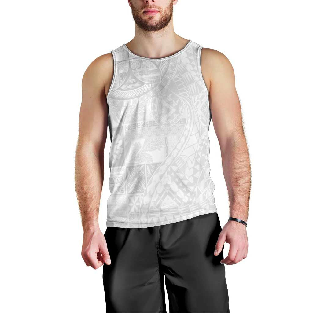 Samoan Culture-Lotu Tamaiti Men Tank Top Siapo and Polynesian Art Tattoos - Polynesian Pride