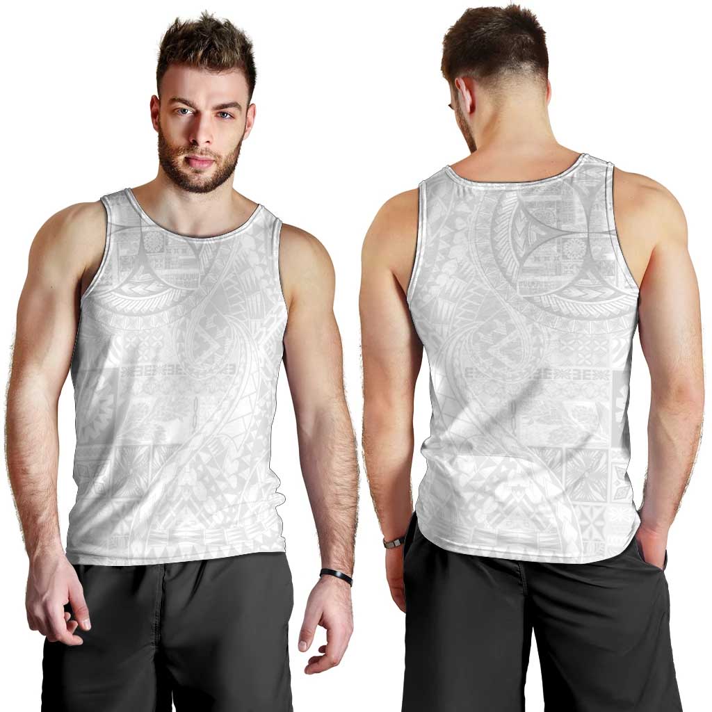 Samoan Culture-Lotu Tamaiti Men Tank Top Siapo and Polynesian Art Tattoos - Polynesian Pride
