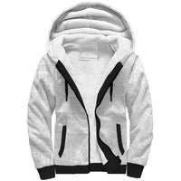 Samoan Culture-Lotu Tamaiti Sherpa Hoodie Siapo and Polynesian Art Tattoos LT03 Unisex White - Polynesian Pride