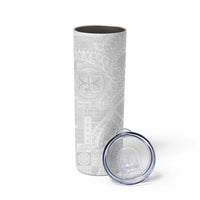 Samoan Culture-Lotu Tamaiti Skinny Tumbler Siapo and Polynesian Art Tattoos LT03 - Polynesian Pride