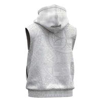 Samoan Culture-Lotu Tamaiti Sleeveless Zip Hoodie Siapo and Polynesian Art Tattoos LT03 - Polynesian Pride
