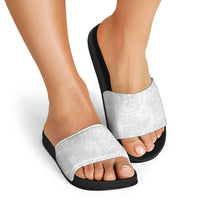 Samoan Culture-Lotu Tamaiti Slide Sandals Siapo and Polynesian Art Tattoos - Polynesian Pride