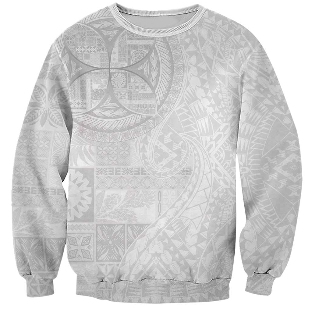 Samoan Culture-Lotu Tamaiti Sweatshirt Siapo and Polynesian Art Tattoos - Polynesian Pride