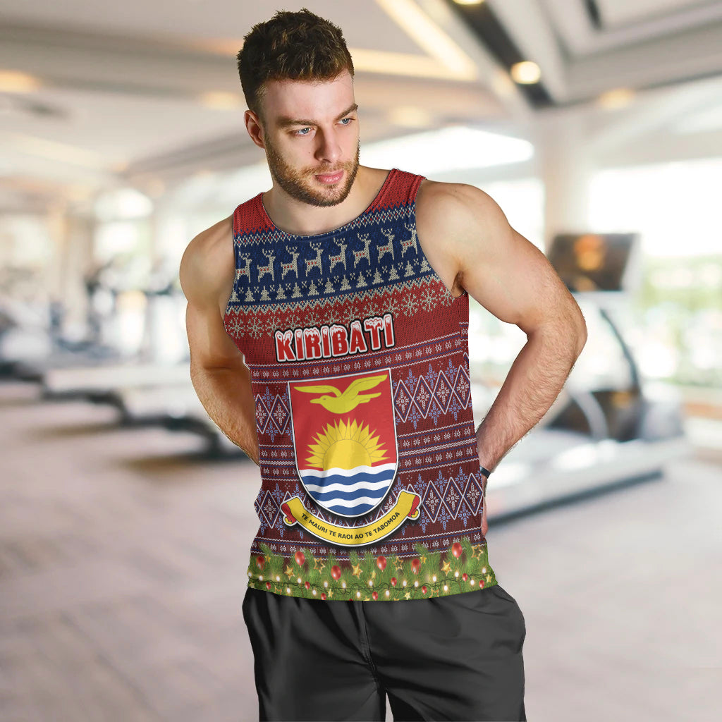 personalised-kiribati-christmas-men-tank-top-coat-of-arms-and-map-beautiful-merry-xmas-snowflake