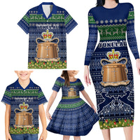Tokelau Christmas Family Matching Long Sleeve Bodycon Dress and Hawaiian Shirt Coat of Arms and Map Beautiful Merry Xmas Snowflake LT03 - Polynesian Pride