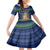 tokelau-christmas-family-matching-short-sleeve-bodycon-dress-and-hawaiian-shirt-coat-of-arms-and-map-beautiful-merry-xmas-snowflake