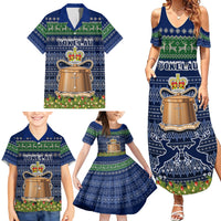 Tokelau Christmas Family Matching Summer Maxi Dress and Hawaiian Shirt Coat of Arms and Map Beautiful Merry Xmas Snowflake LT03 - Polynesian Pride