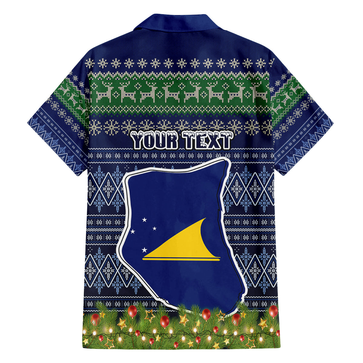 Personalised Tokelau Christmas Family Matching Long Sleeve Bodycon Dress and Hawaiian Shirt Coat of Arms and Map Beautiful Merry Xmas Snowflake LT03 - Polynesian Pride