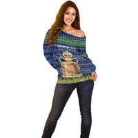 personalised-tokelau-christmas-off-shoulder-sweater-coat-of-arms-and-map-beautiful-merry-xmas-snowflake