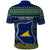 Personalised Tokelau Christmas Polo Shirt Coat of Arms and Map Beautiful Merry Xmas Snowflake LT03 - Polynesian Pride