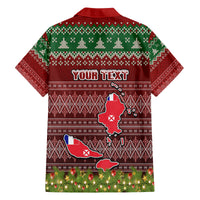 Personalised Wallis and Futuna Christmas Family Matching Off Shoulder Maxi Dress and Hawaiian Shirt Coat of Arms and Map Beautiful Merry Xmas Snowflake LT03 - Polynesian Pride