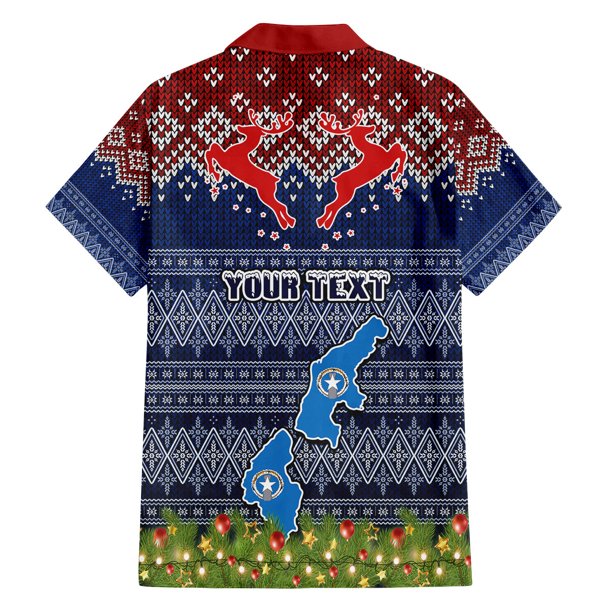 Personalised Northern Mariana Islands Christmas Family Matching Long Sleeve Bodycon Dress and Hawaiian Shirt Coat of Arms and Map Beautiful Merry Xmas Snowflake LT03 - Polynesian Pride