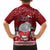 Palau Christmas Kid Hawaiian Shirt Snowman and Palau Coat of Arms Maori Tribal Xmas Style LT03 - Polynesian Pride
