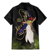New Zealand Hoiho Family Matching Mermaid Dress and Hawaiian Shirt Maori Art Tattoo and Silver Fern LT03 - Polynesian Pride