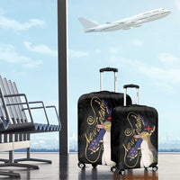 New Zealand Hoiho Luggage Cover Maori Art Tattoo and Silver Fern LT03 - Polynesian Pride