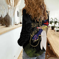 New Zealand Hoiho Women Casual Shirt Maori Art Tattoo and Silver Fern LT03 - Polynesian Pride