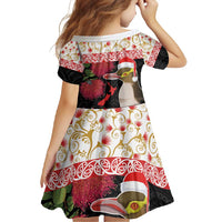 New Zealand Merry Christmas Family Matching Short Sleeve Bodycon Dress and Hawaiian Shirt Hoiho Xmas - Haka Dance and Pohutukawa LT03 - Polynesian Pride