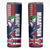 Honolulu Running 2024 Skinny Tumbler Marathon Competition Hula Runner and Kakau Art Tattoo