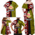 Tonga Kolisi Tonga Family Matching Off Shoulder Maxi Dress and Hawaiian Shirt Ngatu and Geometric Pattern LT03 - Polynesian Pride