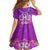 Polynesian Valentine Day Family Matching Off Shoulder Maxi Dress and Hawaiian Shirt Love Couple Turtle Maori Hibiscus Purple LT03 - Polynesian Pride