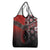 Personalised Aotearoa and Tonga Together Grocery Bag Manaia and Tongan Tribal Cross - Taniko and Ngatu Art Tattoo