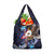 American Samoa Flag Day Grocery Bag Bald Eagle with Uatogi and Fue - Polynesian and Floral Tribal Tattoo