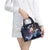American Samoa Flag Day Shoulder Handbag Bald Eagle with Uatogi and Fue - Polynesian and Floral Tribal Tattoo