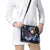American Samoa Flag Day Shoulder Handbag Bald Eagle with Uatogi and Fue - Polynesian and Floral Tribal Tattoo