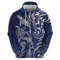 New Zealand Connecting with Seas Hoodie Maori Tribal and Sea Animals Tattoo - White Glass Style LT03 - Polynesian Pride