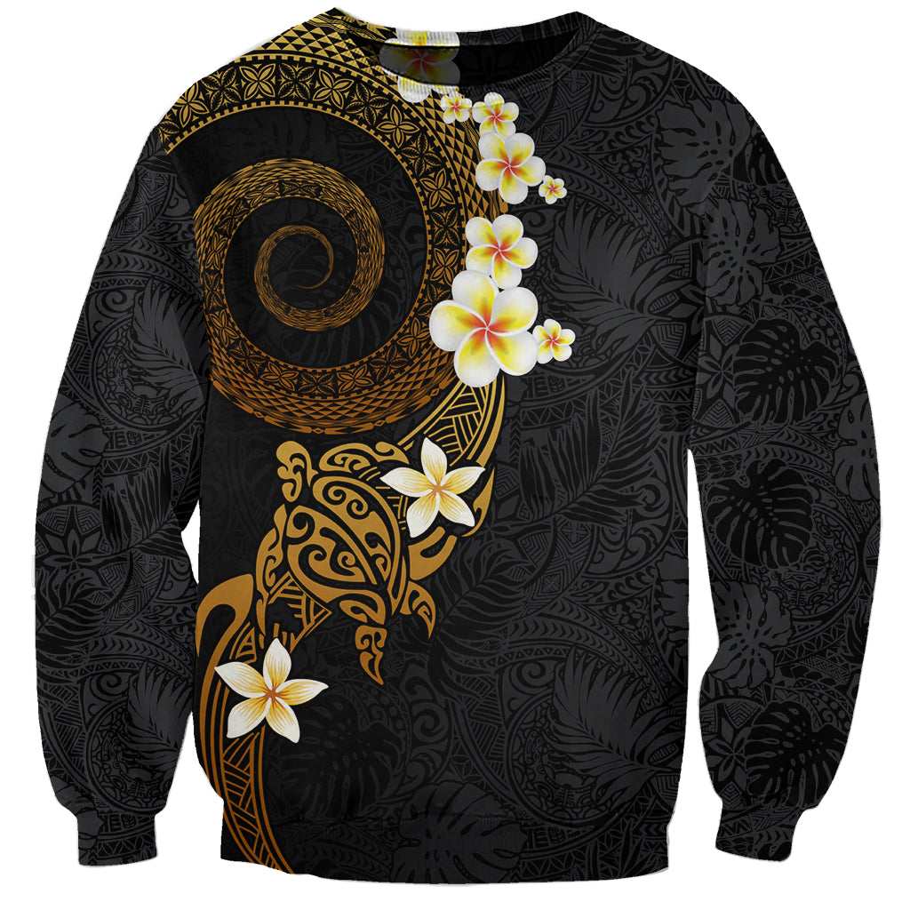 Polynesian Spiral Tribal Tattoo Sweatshirt Golden Color LT03 Unisex Yellow - Polynesian Pride