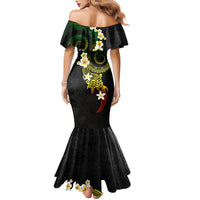 Polynesian Spiral Tribal Tattoo Family Matching Mermaid Dress and Hawaiian Shirt Reggae Color LT03 - Polynesian Pride