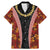 Hawaii Lei and Hibiscus Flowers Tribal Family Matching Mermaid Dress and Hawaiian Shirt Patchwork Abstract Vintage