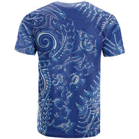 New Zealand Sea Animals T Shirt with Maori Koru Tribal Tattoo and Silver Ferns Aquatic Style LT03 - Polynesian Pride
