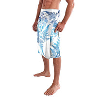 New Zealand Sea Animals Lavalava with Maori Koru Tribal Tattoo and Silver Ferns Galaxy Style LT03 - Polynesian Pride