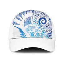 New Zealand Sea Animals Mesh Trucker Cap with Maori Koru Tribal Tattoo and Silver Ferns Galaxy Style