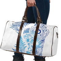 New Zealand Sea Animals Travel Bag with Maori Koru Tribal Tattoo and Silver Ferns Galaxy Style LT03 - Polynesian Pride