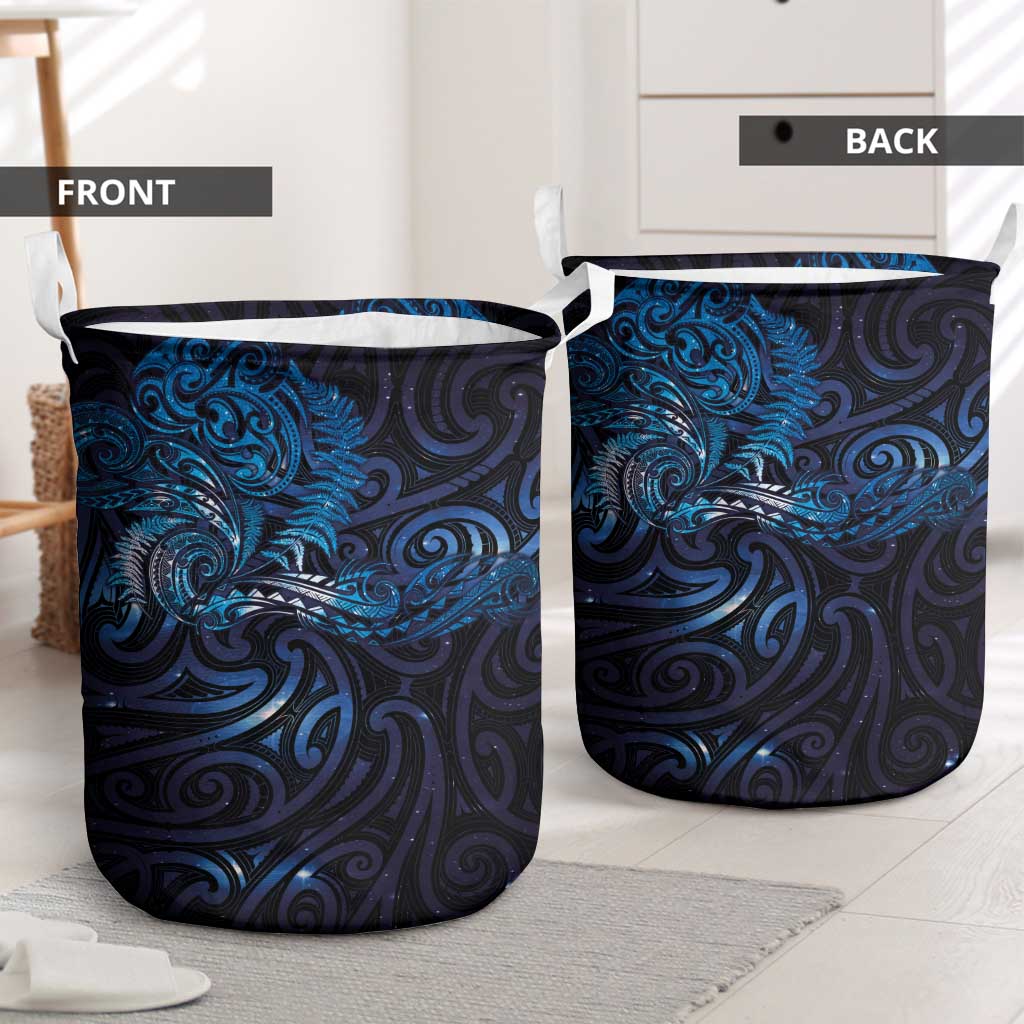 New Zealand New Year-Matariki Laundry Basket Aotearoa Maori Tattoo Galaxy Sky