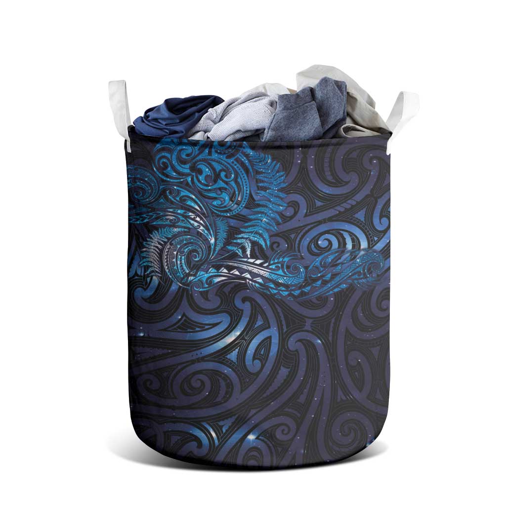 New Zealand New Year-Matariki Laundry Basket Aotearoa Maori Tattoo Galaxy Sky