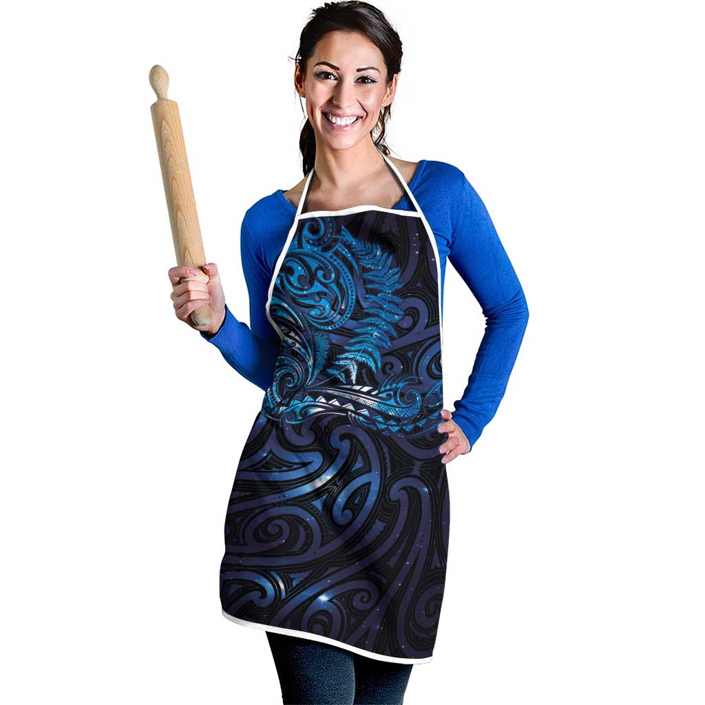 New Zealand New Year-Matariki Apron Aotearoa Maori Tattoo Galaxy Sky