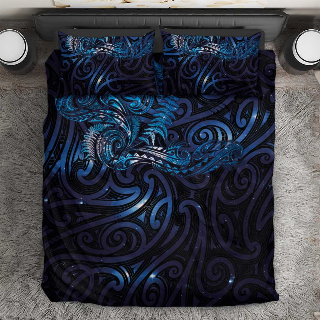 New Zealand New Year-Matariki Bedding Set Aotearoa Maori Tattoo Galaxy Sky