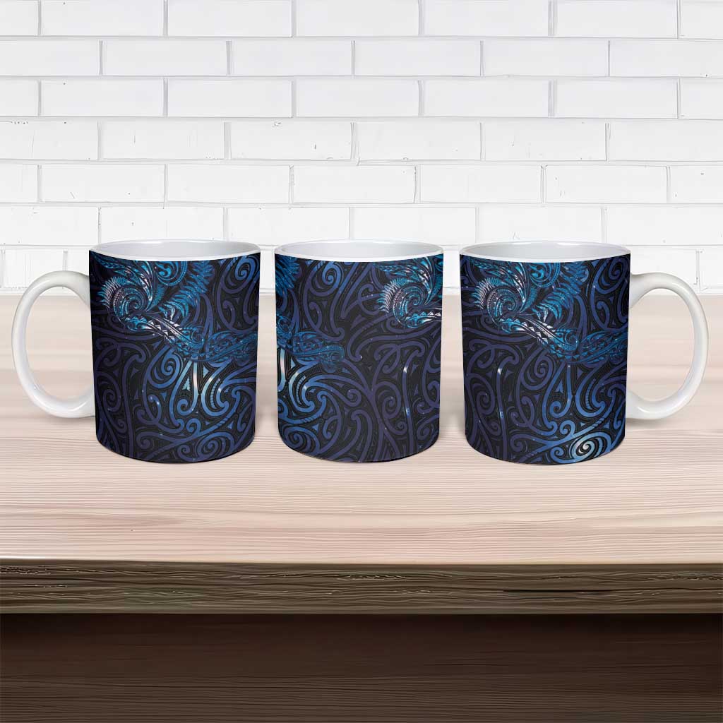 New Zealand New Year-Matariki Ceramic Mug Aotearoa Maori Tattoo Galaxy Sky