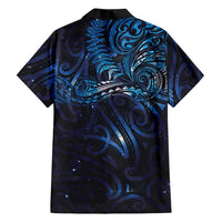 New Zealand New Year-Matariki Family Matching Puletasi and Hawaiian Shirt Aotearoa Maori Tattoo Galaxy Sky LT03 - Polynesian Pride