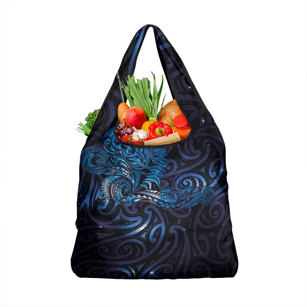 New Zealand New Year-Matariki Grocery Bag Aotearoa Maori Tattoo Galaxy Sky