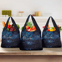 New Zealand New Year-Matariki Grocery Bag Aotearoa Maori Tattoo Galaxy Sky