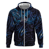New Zealand New Year-Matariki Hoodie Aotearoa Maori Tattoo Galaxy Sky LT03 Zip Hoodie Multicolor - Polynesian Pride