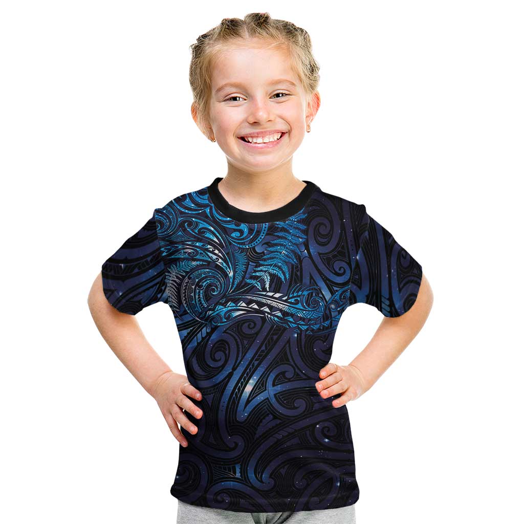 New Zealand New Year-Matariki Kid T Shirt Aotearoa Maori Tattoo Galaxy Sky